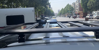 Plateforme de toit en alliage d'aluminium pour Kia Sportage 2001-2026 - Plateforme de toit + échelle de toit pliable