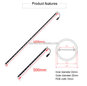 イベントステージライト 5050RGB 3D LEDメテオチューブ RGBフルカラーチェンジ ダイナミックLED イベント天井装飾用 - Product Image 5