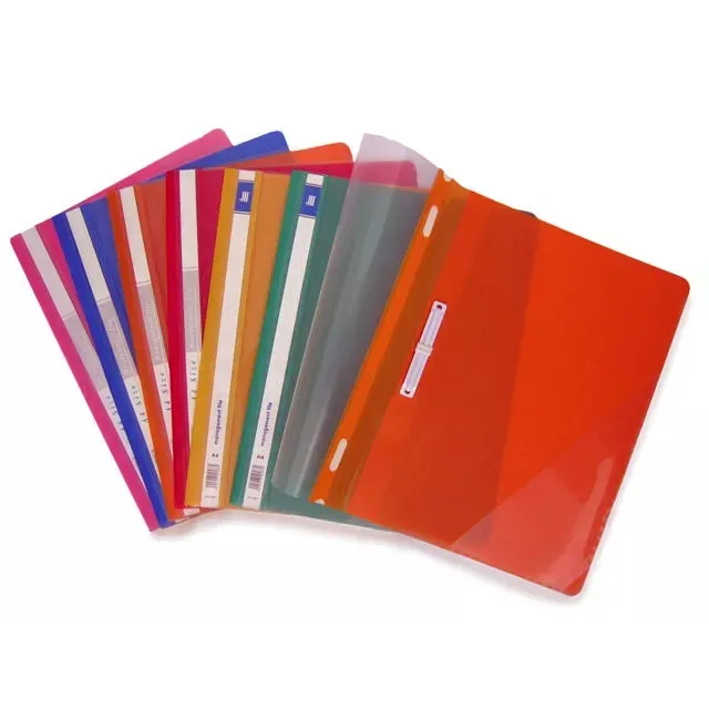 Folder Laporan Jepret Sabuk Plastik Yang Dapat Disesuaikan untuk Kantor atau Sekolah