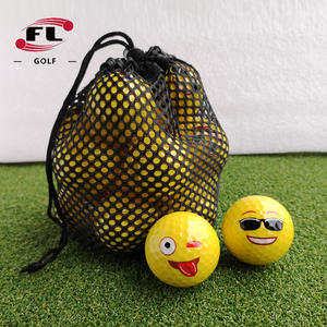 Balles de golf 2 pièces en direct d'usine, balles d'entraînement et cadeaux colorées avec des motifs classiques - Product Image 4