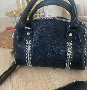 <span class=keywords><strong>Sac</strong></span> carré classique français en PU pour femme <span class=keywords><strong>avec</strong></span> chaîne ornée de diamants, double sangle, <span class=keywords><strong>sac</strong></span> bandoulière, fermeture éclair - Product Image 3