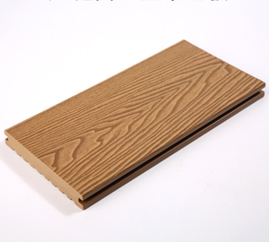 Tarima Exterior Cuadrada de WPC, Resistente al Agua y a los Rayos UV, con Sistema de Encaje, Diseño 3D con Relieve Profundo, Compuesto Ignífugo - Product Image 2