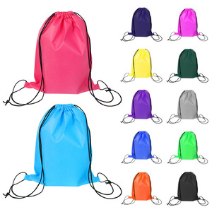 Recyclable Drawstring Bag Customized Logo Drawstring Sack Sportpack for Promotion Wholesale