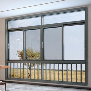 <span class=keywords><strong>หน้าต่างบานเลื่อน</strong></span>โลหะผสมไทเทเนียมแมกนีเซียม กรอบบางแบบมินิมอล ประตูบานเลื่อนแบบเงียบ หน้าต่างแบบรวมสำหรับระเบียงและห้องครัว - Product Image 6