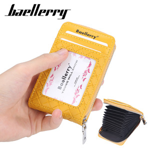 Baellerry Women's Mini <b>Wallet</b> PU Leather Multi-Card Slot Zipper Coin Purse Fashion Compact Card <b>Holder</b> for Everyday Use - Product Image 1