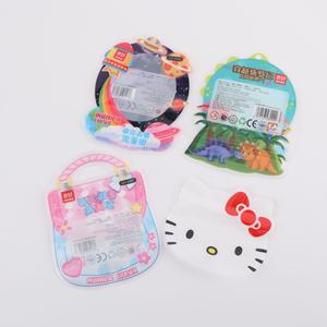 Logo di alta qualità stampato giallo stand up chiusura lampo cibo sacchetto fustellato mylar gummies caramelle smerigliato borsa con cerniera - Product Image 1