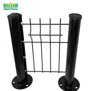 Adjustable Outdoor Security Fence Powder Coated Iron Material for Gardens Farms and Driveways