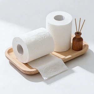 <span class=keywords><strong>Carta</strong></span> Igienica Biodegradabile di Alta Qualità OEM, Senza Polvere, Ecologica, Smaltibile nel WC, Personalizzabile, 13,5gx3 strati, 110mmH - Product Image 1