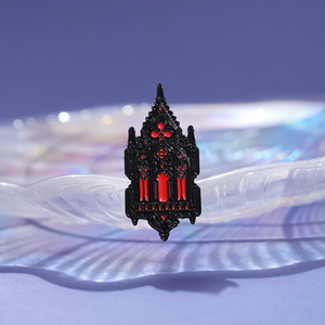 Nuevo broche de insignia de Metal de esmalte duro de <span class=keywords><strong>Iglesia</strong></span> misteriosa gótica mágica para mochila ropa joyería solapa-Idea de regalo - Product Image 5