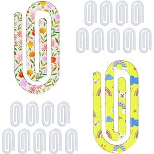 Custom Sublimation Jumbo Paper Clips Acrylic Blank for School/<strong>Office</strong> <strong>Christmas</strong>/Birthday Gifts <strong>Office</strong> <strong>Decor</strong> &amp; Accessories - Product Image 5