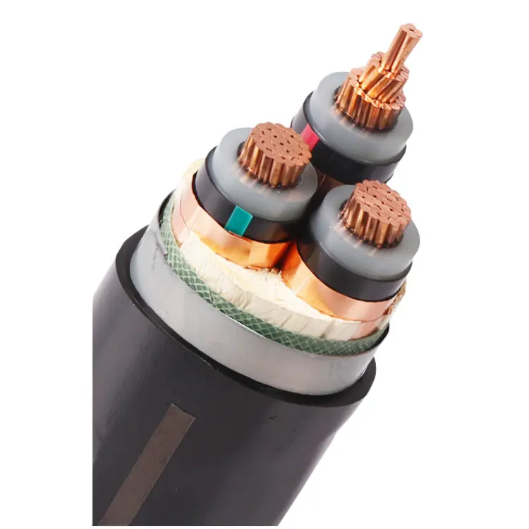 XLPE Insulated Aluminum/Copper Core PVC Sheath Medium Voltage Electric Power Cable Wires Manufacturer