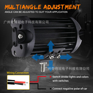 5 Inch 72W <b>Led</b> <b>Work</b> <b>Light</b> Off Road Vehicle Spotlights Floodlight Fog <b>Light</b> For Car Truck With Mounting Bracket - Product Image 5