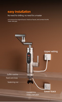 Nouveau Robinet Chauffant Électrique Instantané Réglable à Chauffage Rapide – Robinet de Lavabo Électronique Chauffant Instantané