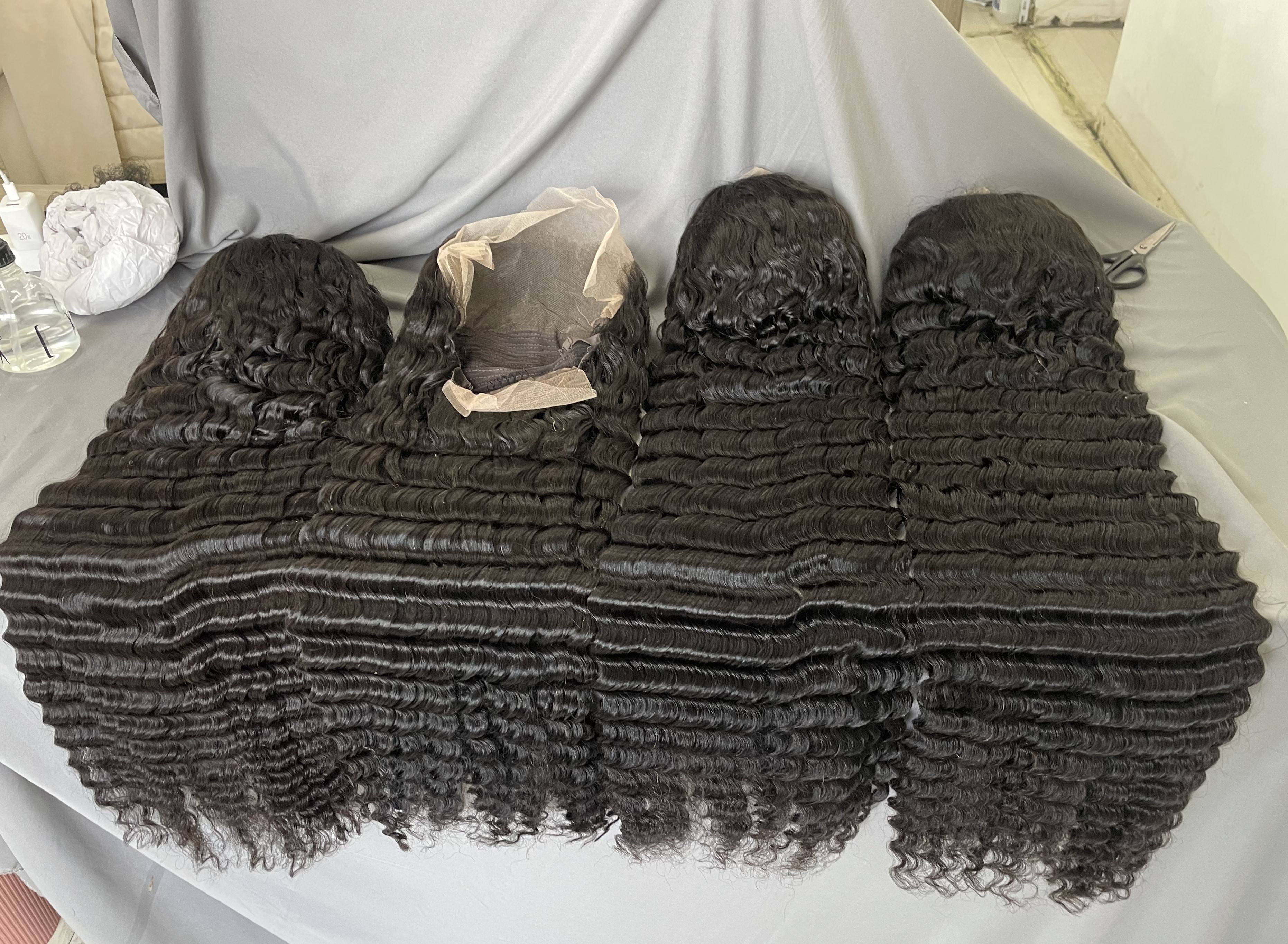 Offre de perruque en dentelle frontale 4 pièces 13x4 (HD)