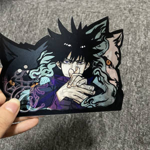 1300 تصميمًا لملصقات أنمي كرتونية مقاومة للماء بتقنية الحركة المجسمة (Lenticular) لتزيين السيارات وأجهزة الكمبيوتر المحمولة، ملصقات Solo Leveling ثلاثية الأبعاد - Product Image 2