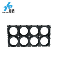 Boîte à batterie personnalisée Bangteng ABS+PC/ABS, support de batterie au lithium 40130/40135, supports de cellules 2P, certifié CE/ISO, BMS inclus, noir