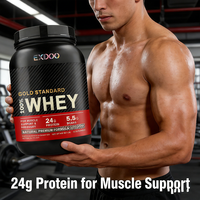 Complément alimentaire en poudre de protéines de lactosérum isolées BCAA pour le soutien de la masse musculaire maigre, vente en gros de produits de santé à marque privée