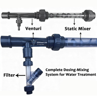 Injecteur Venturi ZDVseal, raccord en PVC pour mélange gaz-liquide, traitement de l'eau agricole, DN50 DN40 32MM