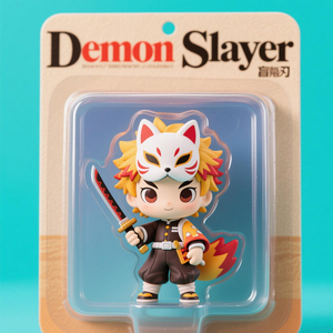 Design personalizzato demone Slayer Anime Figure di plastica materiale PVC modello giocattoli statuetta grazioso ornamento regalo - Product Image 4