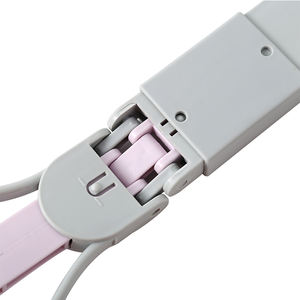 Vente en gros de ramasseur de crottes pliantes <span class=keywords><strong>pour</strong></span> chiens, élimination des déchets d'animaux de compagnie en plastique ABS, LOGO personnalisé, ramasseur de crottes imprimé - Product Image 4