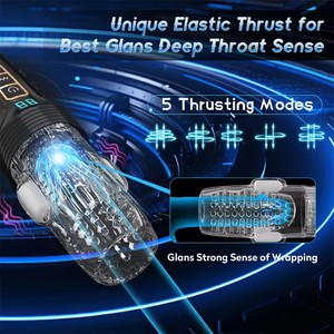 STELLAR PATH Nouveau Masturbateur Masculin Électrique Rotatif et Télescopique à Texture 3D, Vibrateur Automatique et Aspirant, Godet Sexuel - Product Image 4