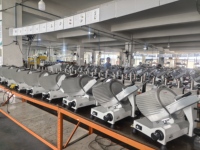 Nouvelle trancheuse à viande semi-automatique série B ; Lame en acier inoxydable de 300 mm ; Trancheuse à viande, jambon et fromage à usage commercial, puissance 300 W