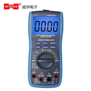 VLUUKE WH5000A Multímetro Digital True RMS de 6000 Conteo con Rango Automático, Carcasa de Aluminio, Precisión de 0.2, Uso Industrial y Doméstico - Product Image 6
