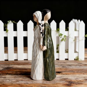 Nuovi Regali per la Festa della Mamma Transfrontalieri, Ornamenti per la Casa con Madre, Figlia e Sorelle che si Tengono per Mano, Decorazioni Artigianali - Product Image 4