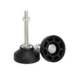 Universal Furniture Leg Joint Nylon <strong>Adjustable</strong> Leveling Feet /<strong>Plastic</strong> Carbon Steel Heavy Duty Shock Absorber Foot <strong>Caster</strong> Cup - Product Image 1