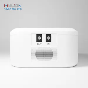 Uninterrupted Power Supply Li-ion Battery MU65 12V 5A 57.72Wh/15600mah Mini UPS For Wifi Router Home Security Alarm System