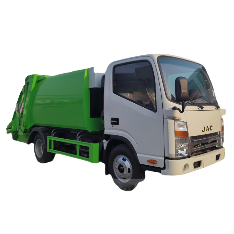 4X2 JAC 5 тонн Мусоровоз, мусоровоз, уплотнитель для мусора, 92hp, евро 2, стандарт выбросов, мусоровоз, распродажа