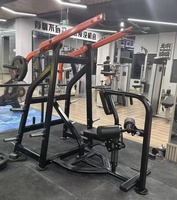 Machine à tractions dorsales à charge libre SK Commercial High Row Machine, équipement de fitness professionnel pour la musculation en salle de sport