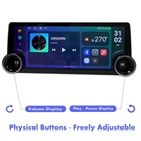 Zmecar Double bouton 12.3 pouces diamant QLED écran Carplay Android Auto 4G WiFi lecteur d'autoradio pour BMW E46 E53 E60 E90 F30 F10