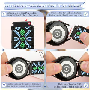 Vente directe d'usine, bracelets de montre en nylon élastique à libération rapide de 16 mm pour hommes et femmes, bracelet de montre de 16 mm - Product Image 4