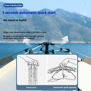 Nhanh chóng mở 3-5 người tự động lục giác lều không thấm nước và chống nắng làm bằng Oxford vải cho bãi biển Ngoài trời công viên cắm trại - Product Image 4