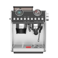 Machine à café expresso professionnelle à double chaudière semi-automatique pour usage domestique