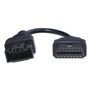 Wholesales Replacement For Isuzu 20pin Male To OBD II OBD2 16pin Female Plug Truck Adapter Diagnostic Scanner Cable