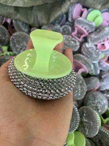 Bola de Limpieza de Alambre de Acero con Mango, Herramienta Doméstica para Lavar Platos y Fregar Ollas - Product Image 2