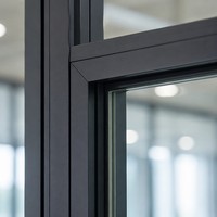 Système de cloisons de bureau modernes avec porte pour suites de direction et salles de conférence - Modèle