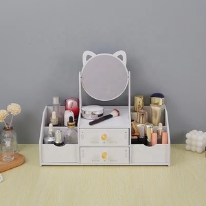Drawer Style Jewelry <strong>Storage</strong> Box with Makeup Mirror Skincare <strong>Storage</strong> Rack <strong>for</strong> Household Products Item Makeup <strong>Dressing</strong> <strong>Table</strong> - Product Image 4
