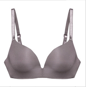 Siêu Mỏng Dây Miễn Phí Mềm Mại Phụ Nữ Đẩy Lên Đồ Lót Không Dây Sexy Rắn Tập Hợp Áo Ngực - Product Image 5