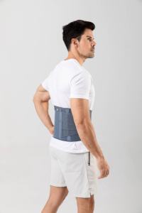 حزام دعم للظهر عالي الجودة قابل للتعديل من النيوبرين والفولاذ مع العلاج المغناطيسي لتخفيف آلام الظهر مع شعار مخصص - Product Image 5