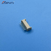 Adaptateur de connecteur de câble JINDA 1.25T-1-7A DC LED PCB Wire-to-Board/Wire-to-Wire, pas de trou P-1.25mm, 125V, en bronze phosphoreux étamé