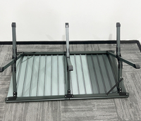 Table pliante extérieure portable et durable en aluminium