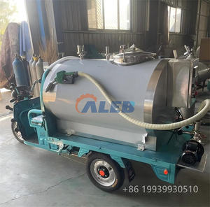 Solución Higiénica: Triciclo Móvil para Transporte de Leche en Granjas Lecheras, 500L 1T, Máquina Mezcladora de Agua Ácida para Alimentación de Terneros - Product Image 2