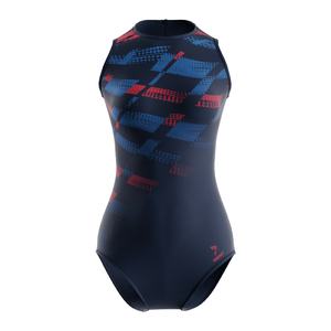 Maillot de bain une pièce professionnel pour femme avec résistance avancée au chlore et design aérodynamique pour une efficacité de natation maximale - Product Image 6