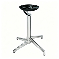 Base de table réglable en aluminium à quatre pieds, cadre de pied de table pour restaurant, café, bistrot, support de remplacement pour mobilier de table à manger