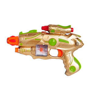 KK 27CM mermi döndür elektrikli oyuncak uzay tabancası; Çocuk ses ışık titreşim GunToy; Pil işletilen oyuncak silah ışık ve ses ile - Product Image 5