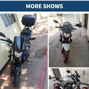 XXUN-Deflector de viento para parabrisas de motocicleta, con soporte de montaje para <span class=keywords><strong>Yamaha</strong></span> <span class=keywords><strong>MT</strong></span>-<span class=keywords><strong>03</strong></span> MT03 <span class=keywords><strong>MT</strong></span> <span class=keywords><strong>03</strong></span> 2016 2017 <span class=keywords><strong>2018</strong></span> 2019 - Product Image 3