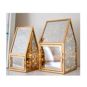 Lanterne pour la décoration intérieure et extérieure, éclairage d'ambiance élégant pour patio, jardin, balcon, salon ou événements - Product Image 6